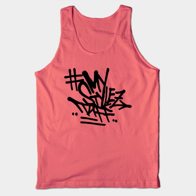 My STylez Tuff - SPrayed Tank Top by MyStylezTuff